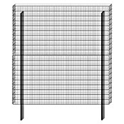 Bellissa Gabione BP-10 Grundbausatz Paravento  (197,8 x 12 x 201 cm, Silber)