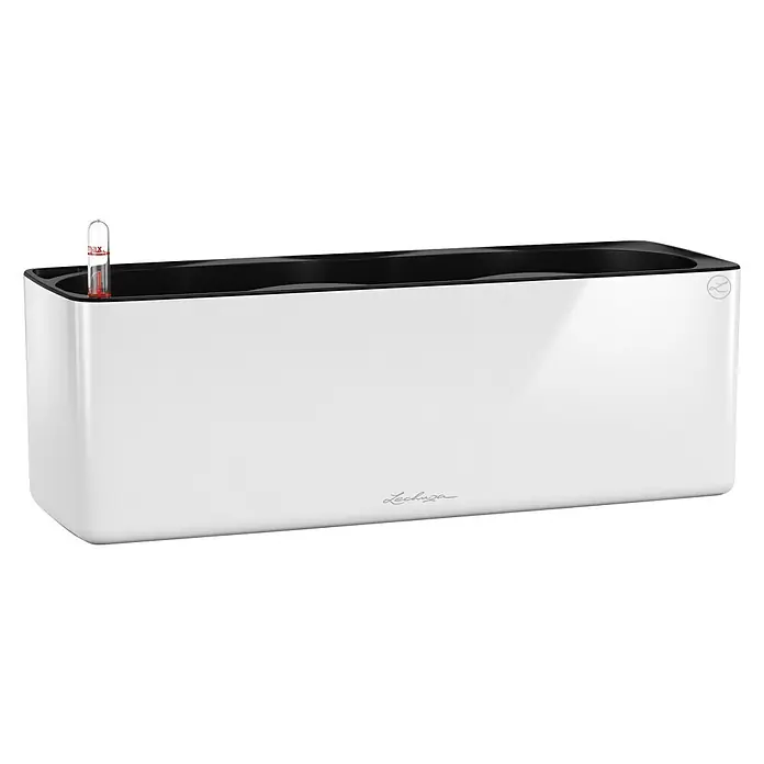 Lechuza Kräuterkasten Cube Glossy TripleAußenmaß (L x B x H): 40 x 14 x 13,5 cm, Kunststoff, Weiß, Hochglänzend - Der Lechuza Balconera Pflanzkasten in Weiß ist ideal für Balkone. Er verfügt über ein integriertes Bewässerungssystem und ist aus hochwertigem Kunststoff gefertigt.
