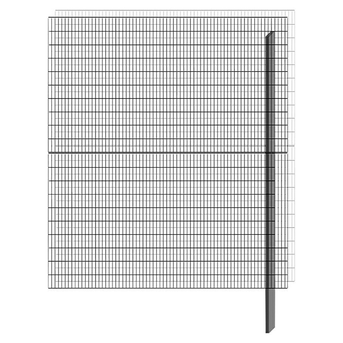 Bellissa Gabione Erweiterung BP-E6 Paravento177,8 x 12 x 201 cm, Stahl, Maschenbreite: 25 mm, Maschenhöhe: 100 mm Front View