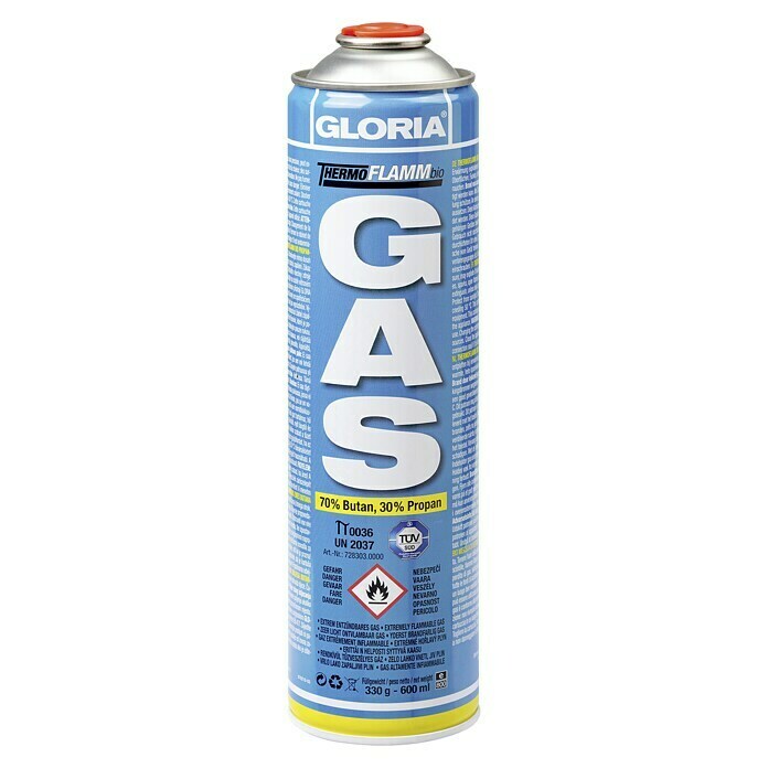 Gloria Gas-Nachfüllkartusche Thermoflamm bio Comfort (600 ml)
