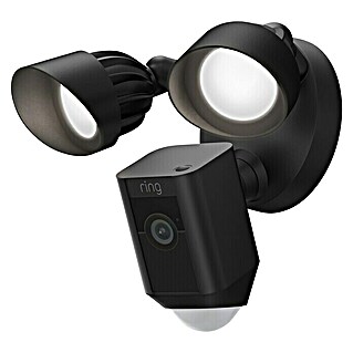 Ring Überwachungskamera Floodlight Cam Wired Plus (Netzbetrieben, 1.920 x 1.080 Pixel (Full HD), Schwarz)