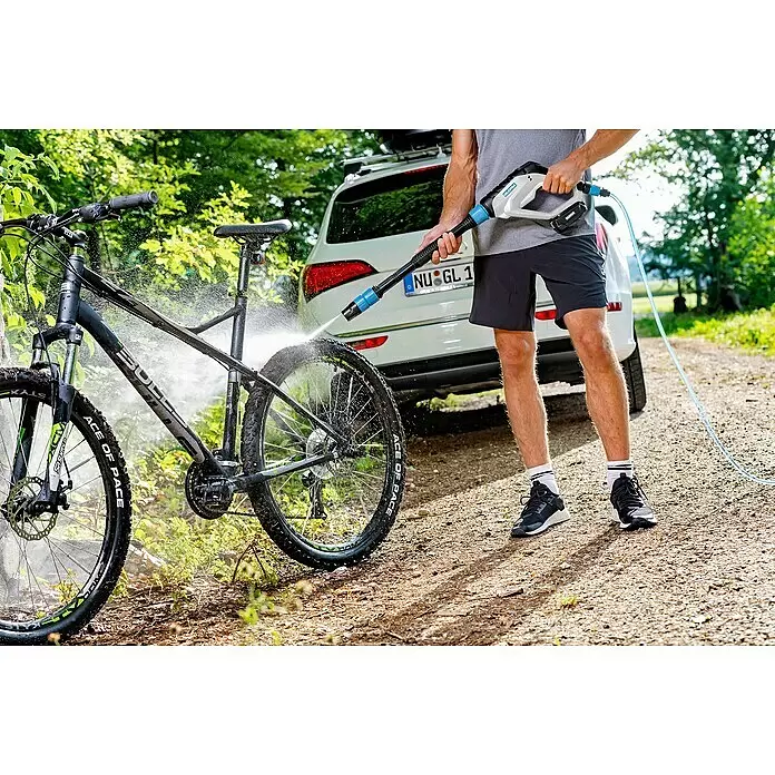 Gloria Power for All 18V Druckreiniger MultiJet - 18 V, Li-Ionen, 1 Akku, Max. Druck: 24,9 bar - Anwendungsbeispiel