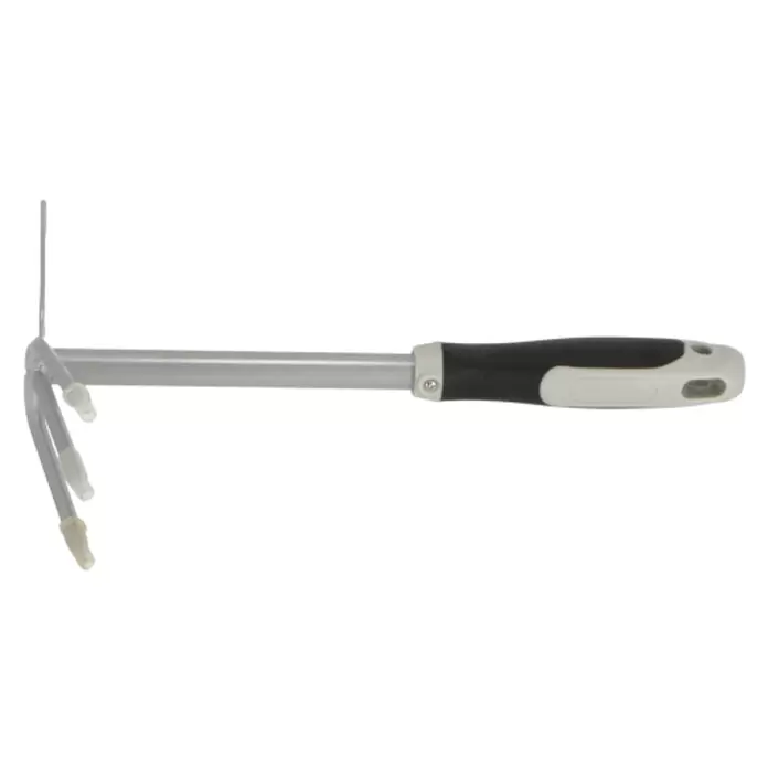 Gardol Hand-Doppelhäckchen - Arbeitsbreite: 6,5 cm, Anzahl Zinken: 3, Kurzstiel