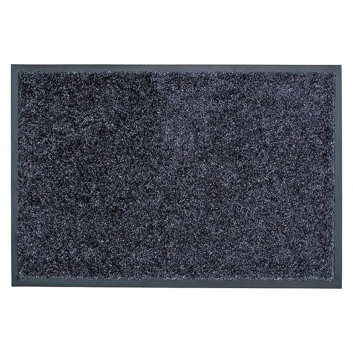 Astra Schmutzfangmatte Proper Tex - Blaugrau, 250 x 90 cm, Material Nutzschicht: 100 % Polyamid - Anthrazitfarbene Fußmatte mit strapazierfähiger Oberfläche und robustem Rahmen für den Innen- und Außenbereich. Ideal für Eingänge.