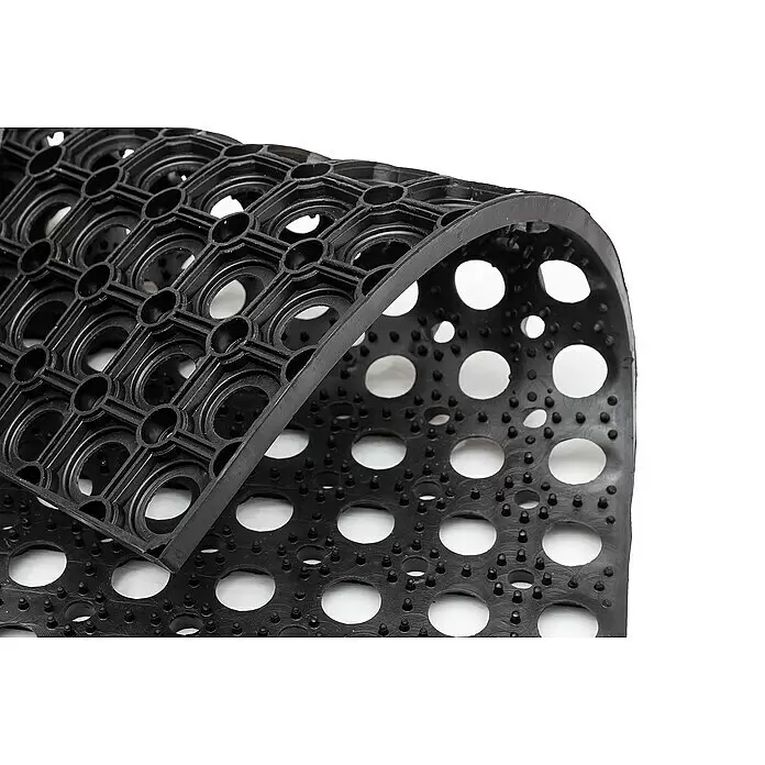 Astra Gummimatte Quadro Light - Schwarz, 40 x 60 cm - Detailaufnahme