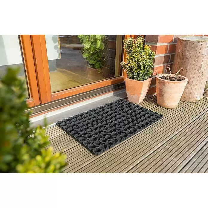 Astra Gummimatte Quadro Light - Schwarz, 40 x 60 cm - Stimmungsaufnahme