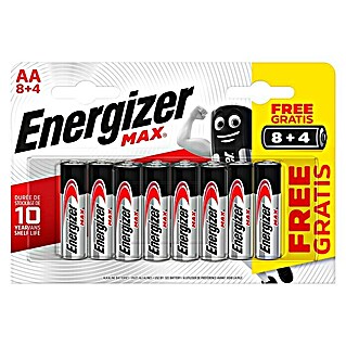 Energizer Alkaline batterij max (Mignon AA, Alkaline, 12 st.)