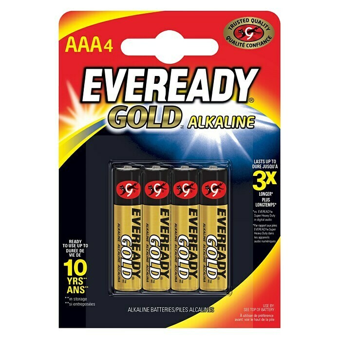 Eveready Pila Gold (Micro AAA, 1,5, 4 uds.)