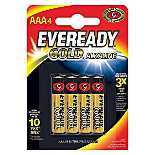 Eveready Pila Gold (Micro AAA, 1,5 V, Número: 4 ud.)