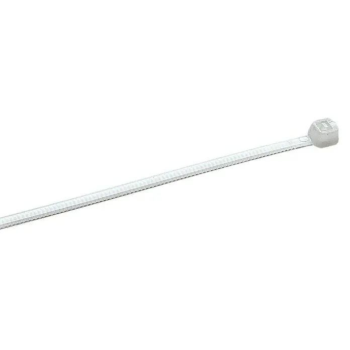 Kabelbinder - Weiß, L x B: 61 cm x 9 mm, 50 Stk. - Helles Kabelbinder-Detail, ideal zur Befestigung von Kabeln. Praktisches Hilfsmittel zur Kabelorganisation, robust und vielseitig.