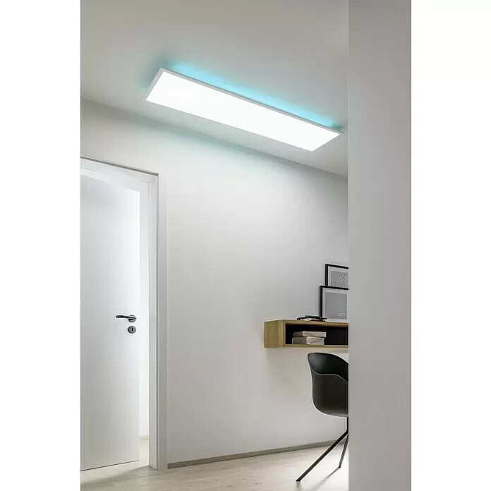Tween Light LED-Panel RC-CCT-DIM-RGB-Backlight - 36 W, L x B x H: 120 x 30 x 5 cm, Weiß, RGBW - Anwendungsbeispiel