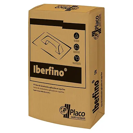 Placo Saint-Gobain  Yeso de enlucido fino Iberfino SN