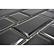 Mosaikfliese Metro Uni CG M02BM (29,4 x 29,1 cm, Schwarz, Glänzend)