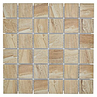 Mosaikfliese Quadrat CTR Q31CM (30,6 x 30,6 cm, Beige, Matt)
