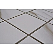 Mosaikfliese Quadrat Calacatta CIM Q73 CT (30,6 x 30,6 cm, Braun/Beige/Weiß, Matt)