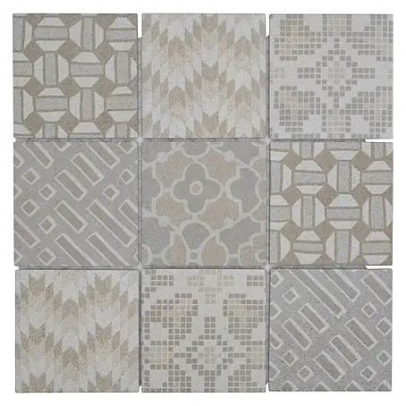 Mosaikfliese Quadrat Pico B