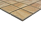 Mosaikfliese Quadrat CTR Q31CM (30,6 x 30,6 cm, Beige, Matt)