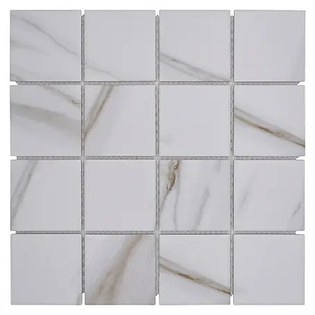 Mosaikfliese Quadrat Calacatta CIM Q73 CT
