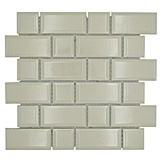 Mozaïektegel brick Metrotegel CG M10IM (29,4 x 29,1 cm, Ivoor, Glanzend)