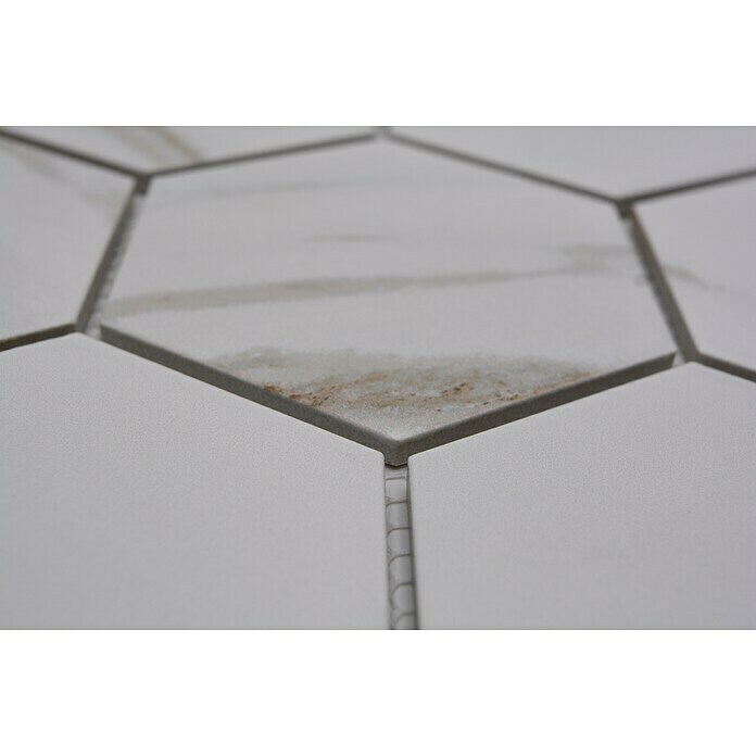 Mosaikfliese Hexagon CIM HX9 CT (25,6 x 29,5 cm, Beige/Braun/Weiß, Matt)