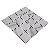 Mosaikfliese Quadrat Calacatta CIM Q73 CT (30,6 x 30,6 cm, Braun/Beige/Weiß, Matt)