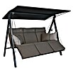 Hollywoodschaukel Lounge Smart (B x T x H: 210 x 145 x 160 cm, Olive, Liegefunktion) | BAUHAUS