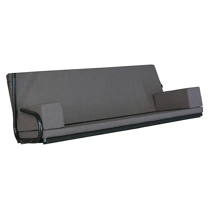 Ersatzkissen - Passend für: Hollywoodschaukel Elegance Tolar, Taupe - Graues Schlafsofa mit Metallrahmen und Armlehnen für zusätzlichen Komfort und Stil in jedem Wohnraum.