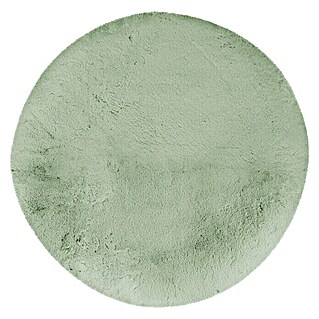 Fellteppich Happy (Jade, Durchmesser: 120 cm, 100 % Polyester (Flor))