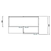 Respekta Miniküche MK130ESWOSS (Breite: 130 cm, Mit Duo-Kochmulde, Weiß)