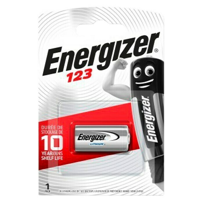 Energizer Lithium Batterie (CR123A, Lithium, 3 V)
