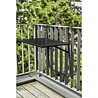 Sunfun Melina Viseći stol za balkon (Crne boje, Preklopno)