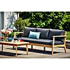 Sunfun Kathrin Loungesofa (B x T x H: 190 x 81 x 78 cm, Akazie, Anthrazit/Braun) | BAUHAUS
