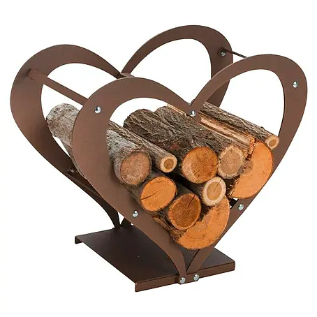 Holzregal Herz