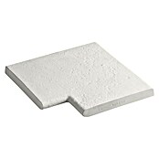 SAS Domus Spa Beckenrandstein-Set Innenwand-Ecke (L x B x S: 40 x 30 x 3,5 cm, Geeignet für: Pools, Material: Beton, Farbe: Weiß) | BAUHAUS