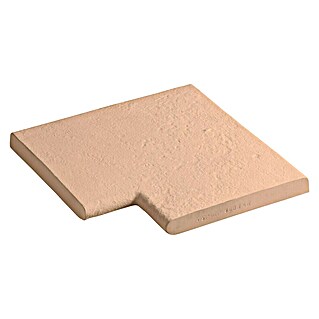 SAS Domus Spa Beckenrandstein-Set Innenwand-Ecke (L x B x S: 40 x 30 x 3,5 cm, Geeignet für: Pools, Material: Beton, Farbe: Crema)