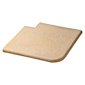 SAS Domus Spa Beckenrandstein-Set (L x B x S: 50 x 40 x 3,5 cm, Geeignet für: Pools, Material: Beton, Farbe: Crema) | BAUHAUS