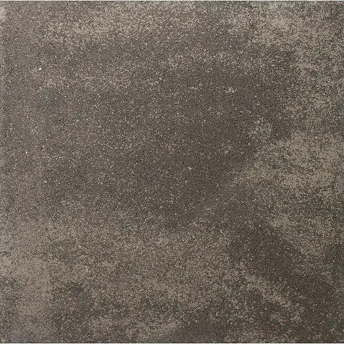 SAS Tessera Poolrandplatte - 50 x 35,5 x 6 cm, Anthrazit, Beton - Nahaufnahme einer grauen Betonfliese mit rauer Textur und leicht unregelmäßiger Oberfläche. Ideal für moderne Innen- und Außenbereiche.