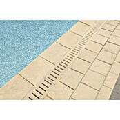 SAS Domus Beckenrandstein-Set (L x B x S: 40 cm x 37 mm x 6,5 cm, Geeignet für: Pools, Material: Beton, Farbe: Crema) | BAUHAUS