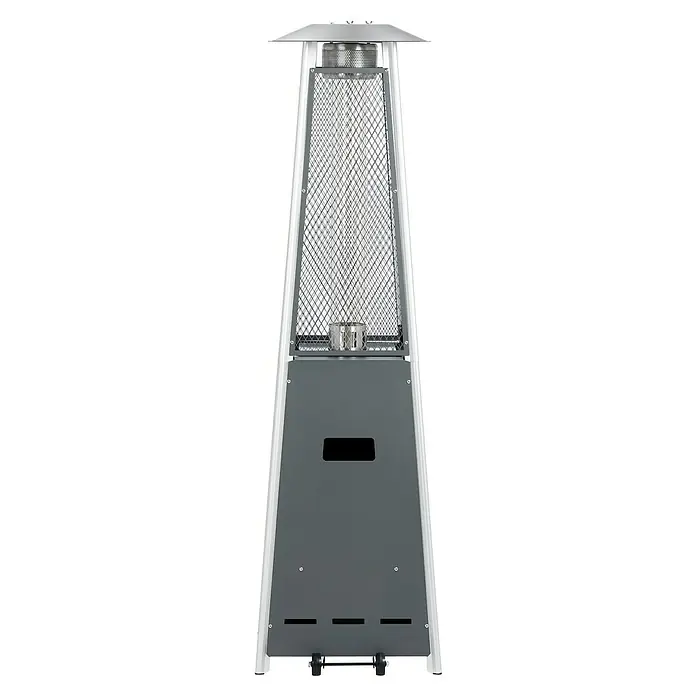 Terrassenstrahler Kairo - 10 kW, Höhe: 182 cm - Der schlanke Terrassenheizer sorgt für Wärme und Atmosphäre. Das moderne Design macht ihn zum Blickfang in jedem Außenbereich.