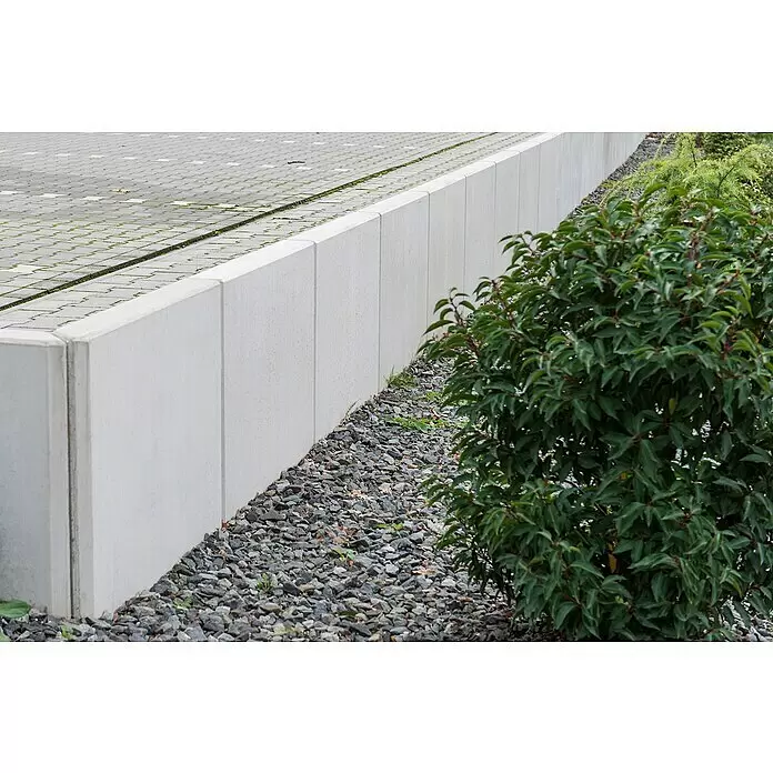 Diephaus L-SteinBewehrt, Höhe: 130 cm, Breite: 100 cm, Stärke: 12 cm, Grau