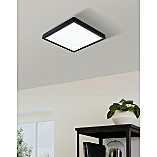 Eglo Fueva 5 LED-Deckenleuchte (16,5 W, 21 x 21 x 2,8 cm, Schwarz, Neutralweiß)