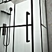 Aurlane Designdusche Graphic (80 x 110 x 225 cm, Schwarz/Weiß) | BAUHAUS