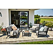 Sunfun Melina Loungesofa (B x T x H: 212,5 x 85 x 76,5 cm, Polyester, Schwarz) | BAUHAUS