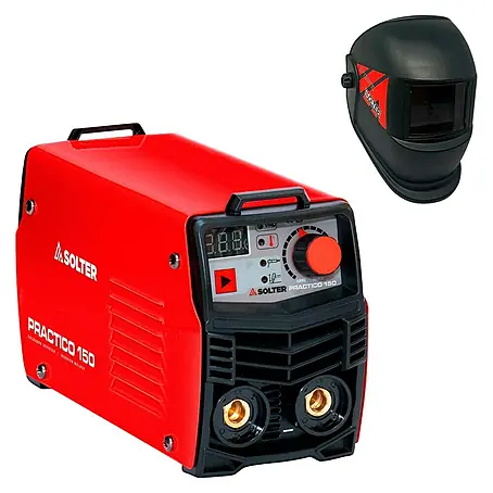 Solter  Equipo de soldadura Practico 150 + pantalla Optimatic 45