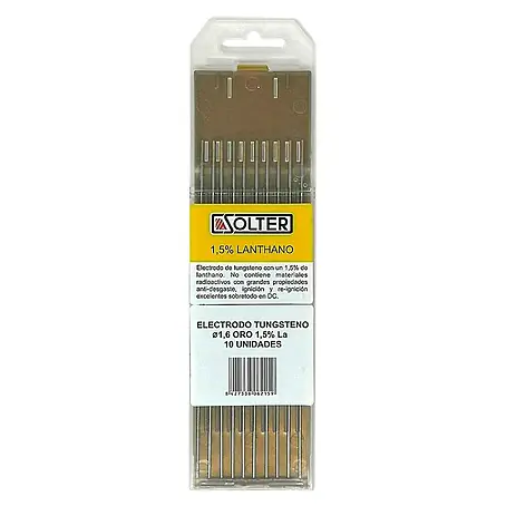 Solter  Electrodos de tungsteno