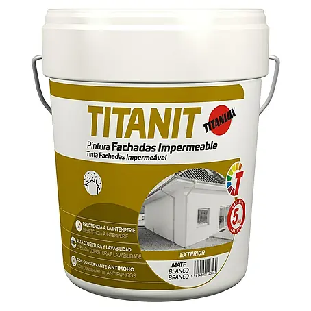 Titanlux  Pintura de dispersión para fachadas Titanit