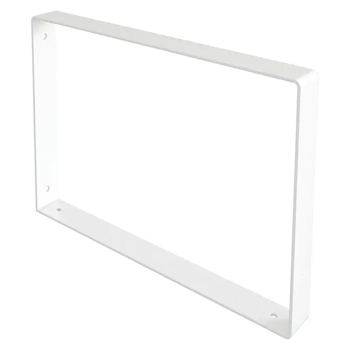 Rei Wandkonsole Pure - L x B x H: 311 x 211 x 30 mm, Belastbarkeit: 30 kg, Weiß - Weißer, rechteckiger Wandregalträger zur Befestigung an der Wand für eine Ablagefläche.