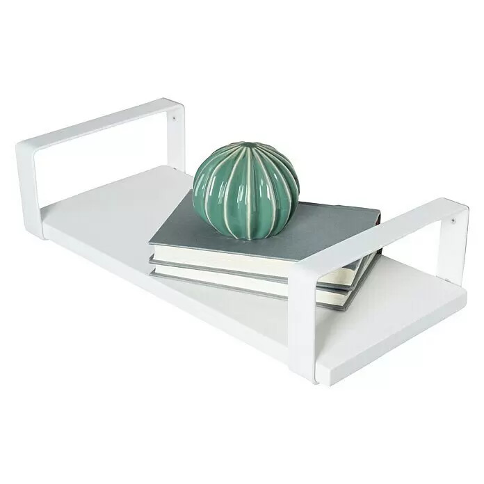 Rei Wandkonsole Pure - L x B x H: 211 x 106 x 30 mm, Belastbarkeit: 30 kg, Weiß - Anwendungsbeispiel