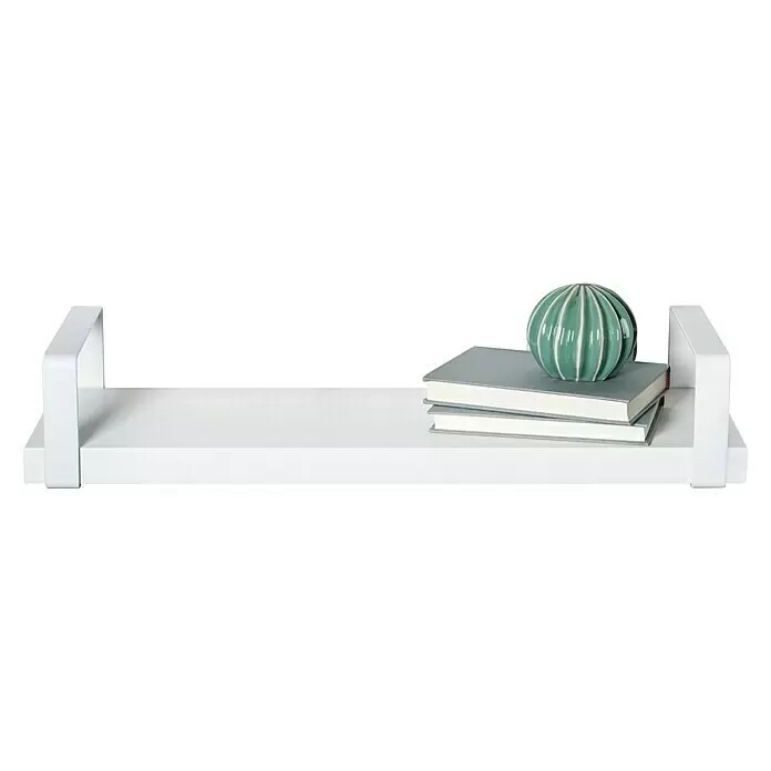 Rei Wandkonsole Pure - L x B x H: 211 x 106 x 30 mm, Belastbarkeit: 30 kg, Weiß - Anwendungsbeispiel