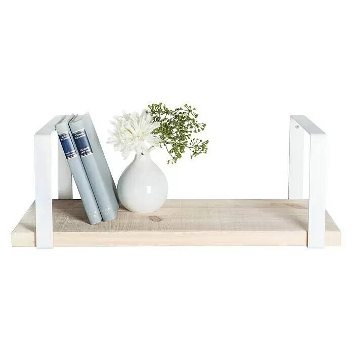 Rei Wandkonsole Pure - L x B x H: 261 x 211 x 30 mm, Belastbarkeit: 30 kg, Weiß - Anwendungsbeispiel